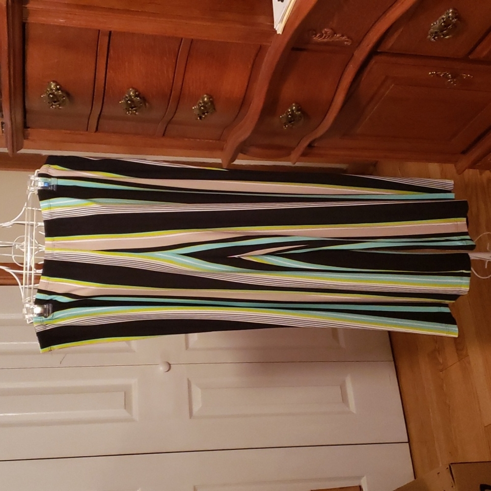 Stripe Wide Leg Pants
